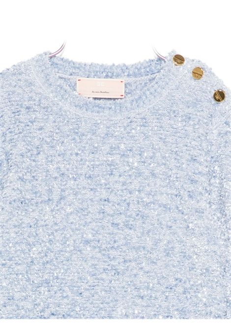 Abito in maglia con bottoni ELISABETTA FRANCHI KIDS | EFAB640.C.FL0825032